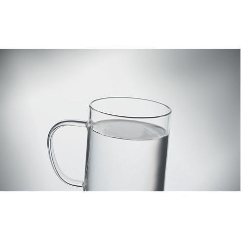Tasse en verre base en liège