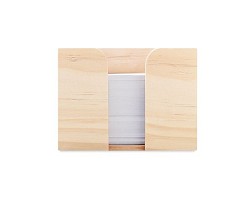 Distributeur note mémo en bois