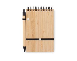 Set de bloc-notes A6 en bambou