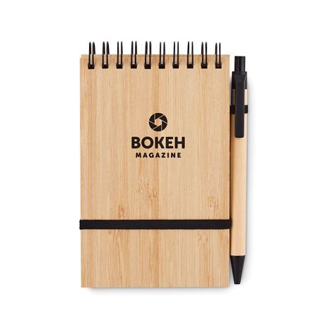  Set de bloc-notes A6 en bambou