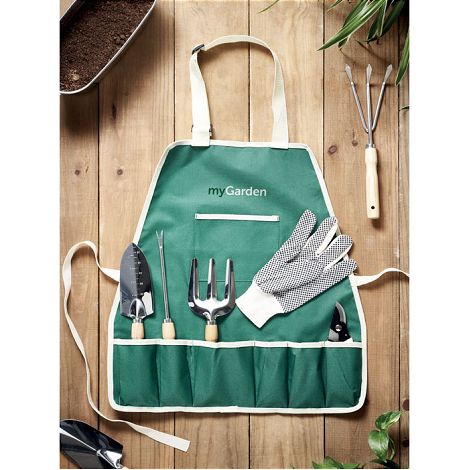  Tablier et outils de jardinage