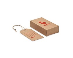 Lot de 12 étiquettes cadeaux