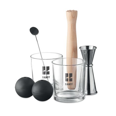 Set Granita Korkmaz 7 Pièces - Ensemble Pour Granité Turc, Avec Moulin, Récipients Et Cuillères