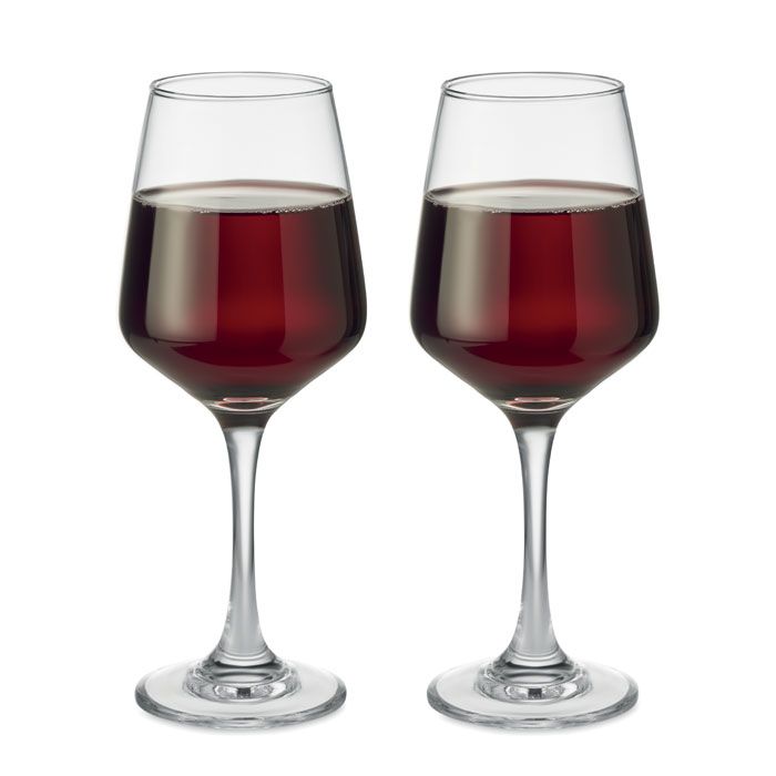  Ensemble de 2 verres à vin