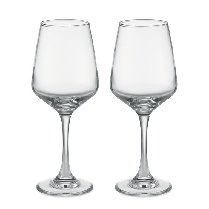  Ensemble de 2 verres à vin