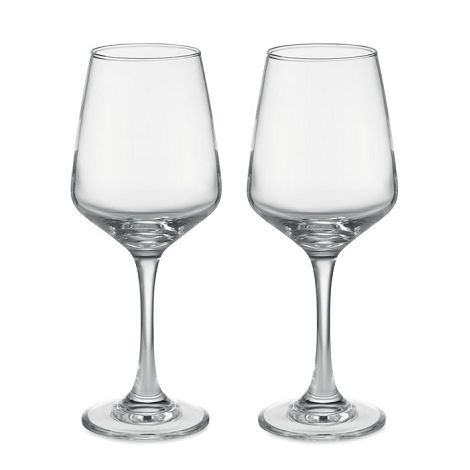  Ensemble de 2 verres à vin