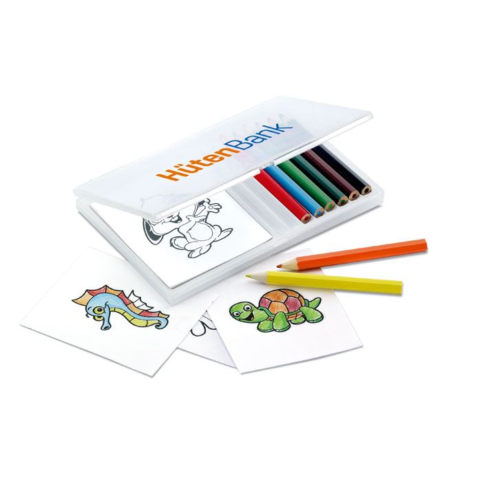  Set crayons de couleur en bois