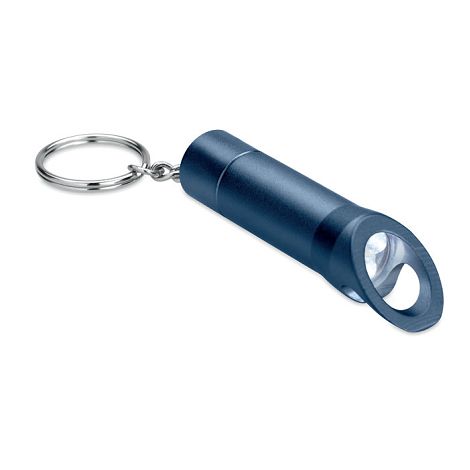 Lampe torche porte-clés en mét