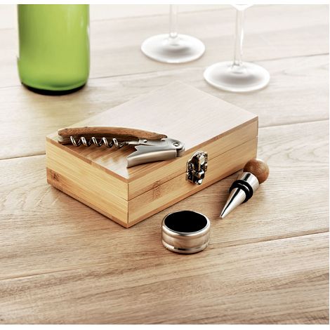  Coffret de sommelier en bambou