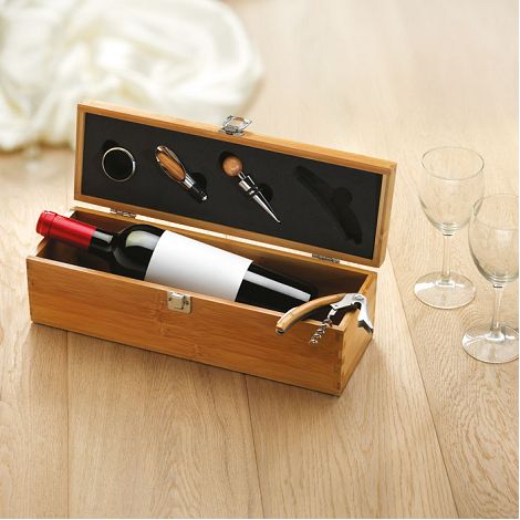 Set à vin en bambou
