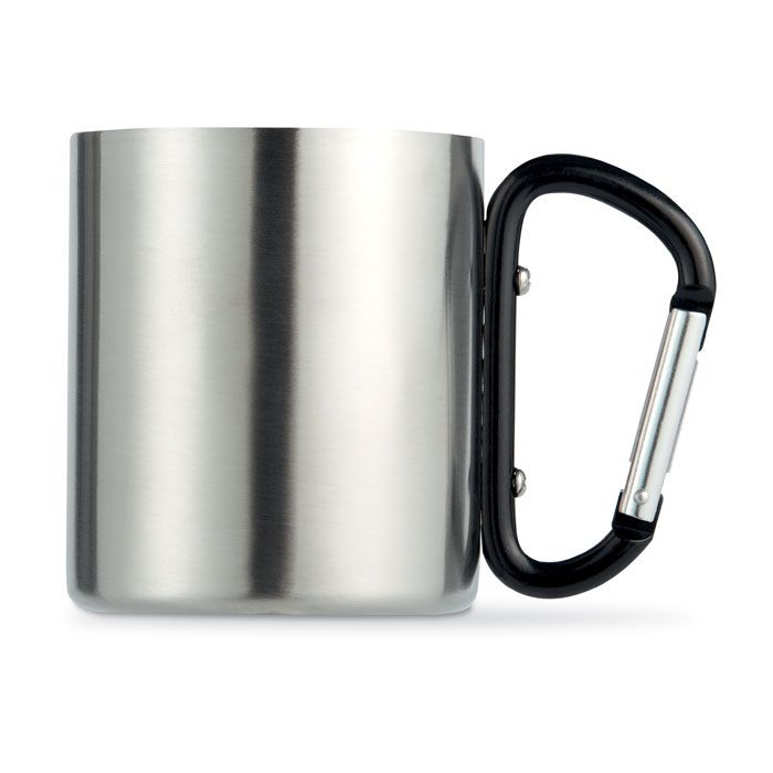  Mug acier et anse mousqueton.