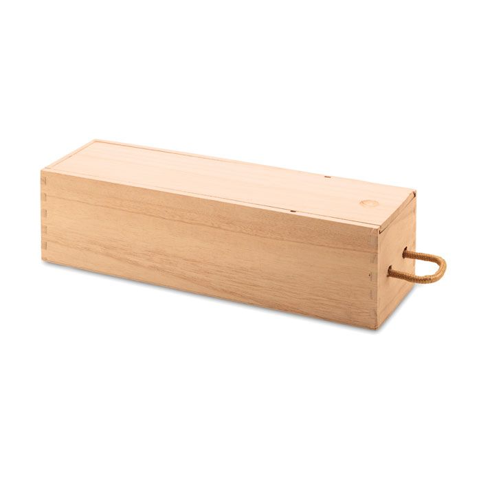  Coffret bouteille en bois