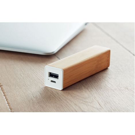  Powerbank bambou 2200 mAh