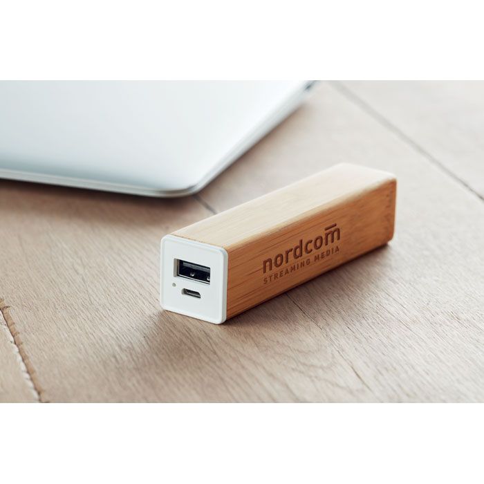  Powerbank bambou 2200 mAh