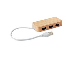 Hub USB 3 ports Bambou