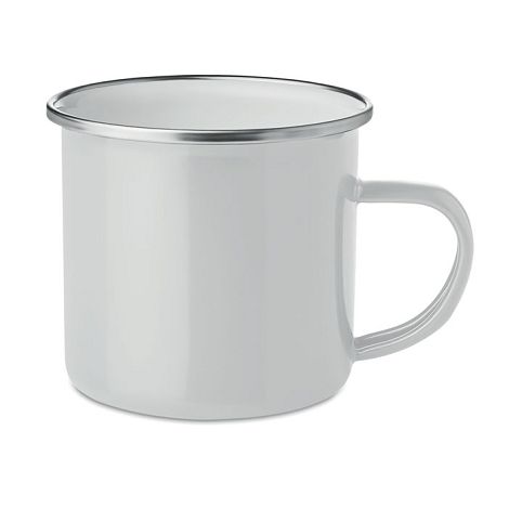  Tasse en métal émaillé