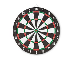 Jeu de fléchettes double face