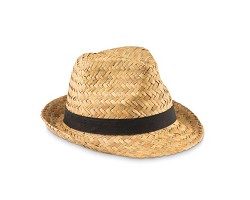 Chapeau en paille naturelle