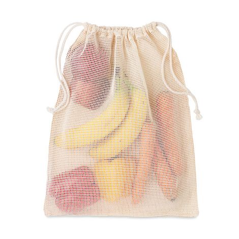  Sac réutilisable filet coton