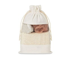 Set de bain pochette coton