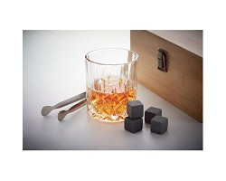 Set whisky avec boîte bambou