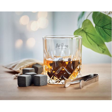  Set whisky avec boîte bambou