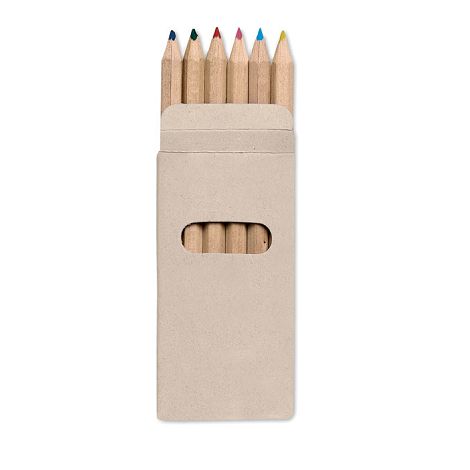  6 Crayons de couleur