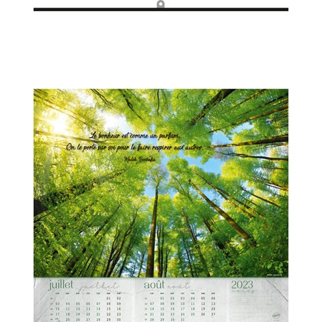  Calendrier illustré Fabriqué en France