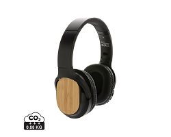 Casque sans fil pliable en bambou RCS et FSC® Elite