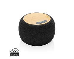 Enceinte 5W en plastique recyclé RCS et bambou FSC®