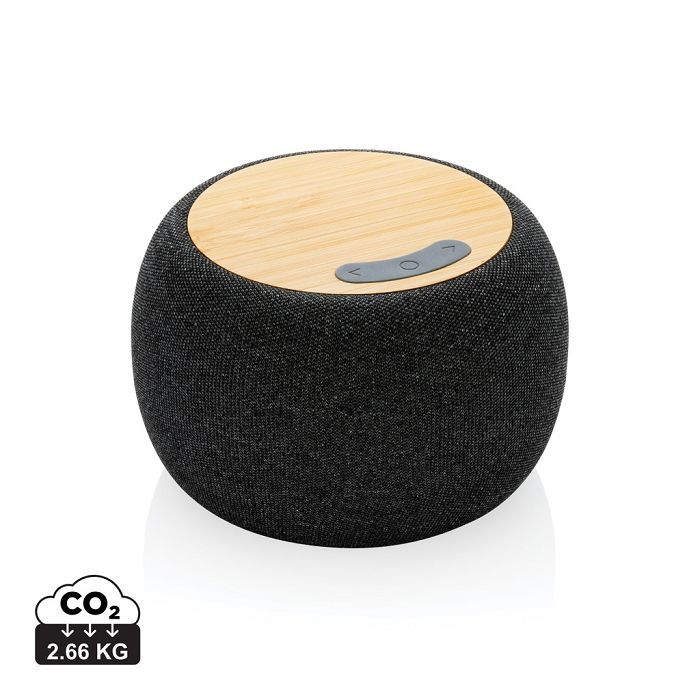  Enceinte 5W en plastique recyclé RCS et bambou FSC®