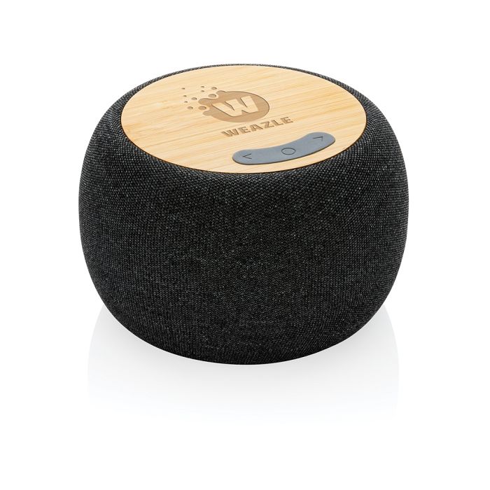  Enceinte 5W en plastique recyclé RCS et bambou FSC®