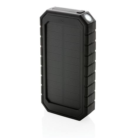 Powerbank solaire 10.000mAh et 10W en plastique recyclé RCS - ALBY