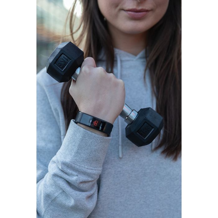  Montre Sense Fit avec fréquence cardiaque en TPU recyclé