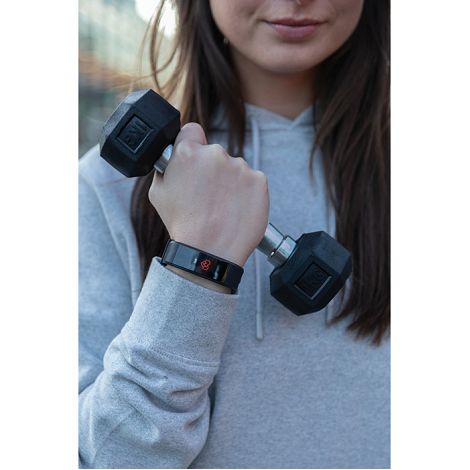  Montre Sense Fit avec fréquence cardiaque en TPU recyclé