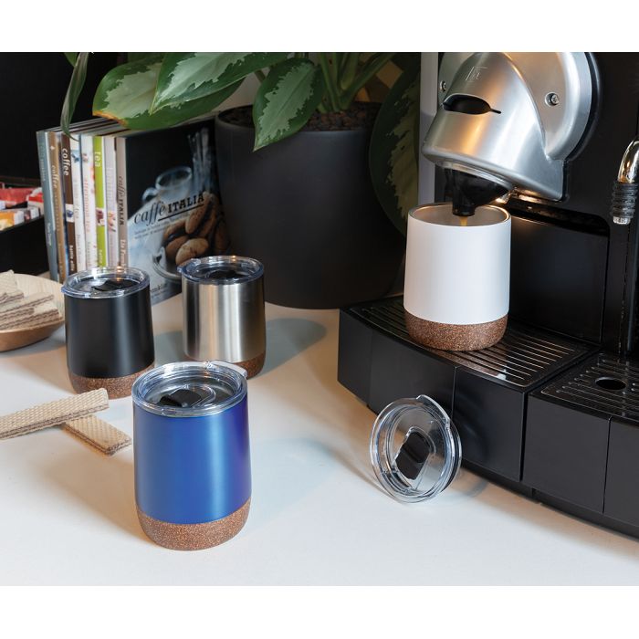  Petite tasse à café en liège et acier recyclé RCS