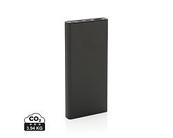 Powerbank 10.000 mAh et 18W en aluminium recyclé Terra RCS