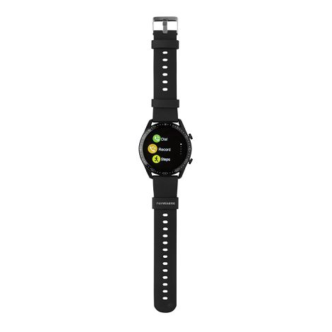 Montre connectée ronde en TPU recyclé RCS
