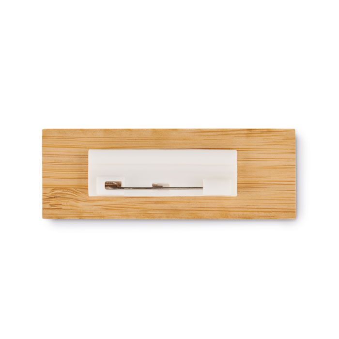  Porte-badge en bambou