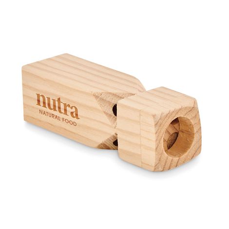Sifflet de train en bois