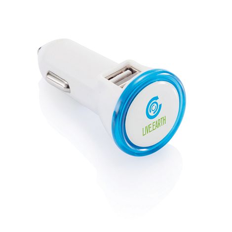  Double chargeur allume-cigare USB 2.1A