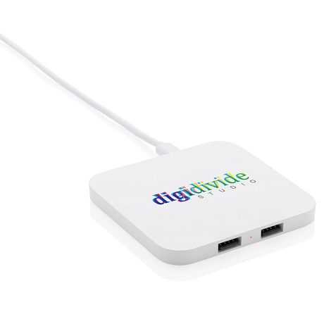 Station de charge à induction 10W avec ports USB