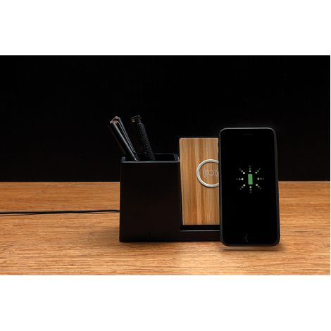 Chargeur à induction 5W avec porte-stylo Ontario