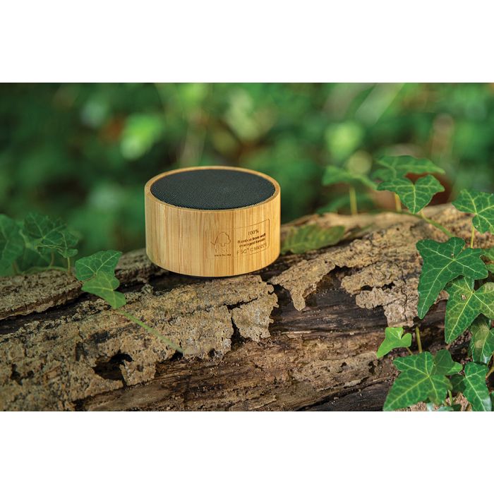  Enceinte 3W en bambou FSC® et ABS RCS