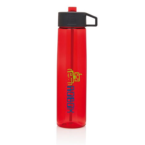 Bouteille en Tritan avec paille