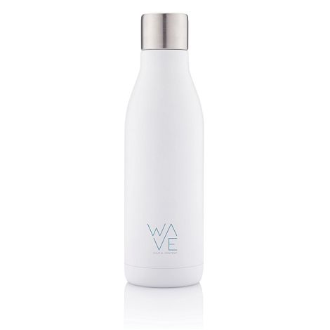 Bouteille isotherme en acier avec stérilisateur UV