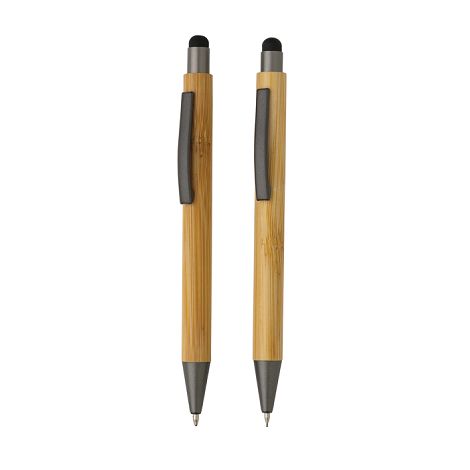  Set de stylos en bambou FSC® dans un coffret
