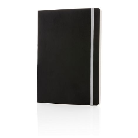 Carnet de notes A5 avec couverture souple et bord coloré
