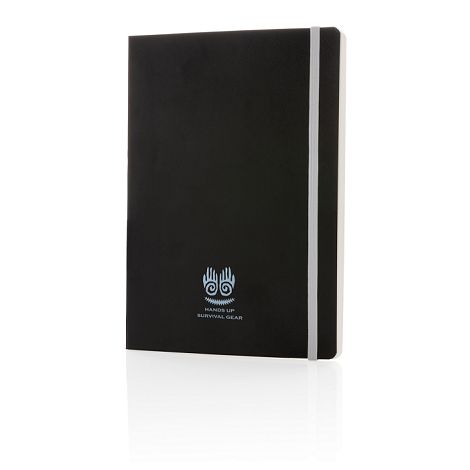 Carnet de notes A5 avec couverture souple et bord coloré