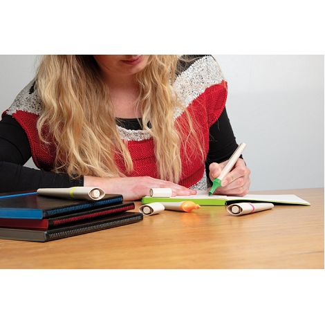 Carnet de notes A5 avec couverture souple et bord coloré